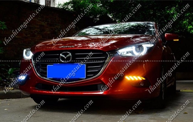 Đèn gầm Led 2 chế độ cho Mazda3 2017-2018