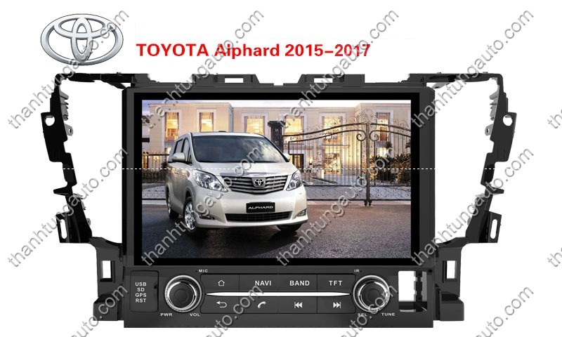 Màn hình DVD android cho Toyota Alpha 2015-2017