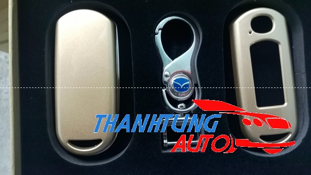 Bọc chìa khóa phun sơn thời trang cho xe Mazda 3 - 2015-2018