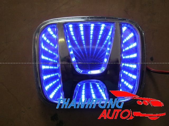 Logo độ led 3D cho xe Honda Civic