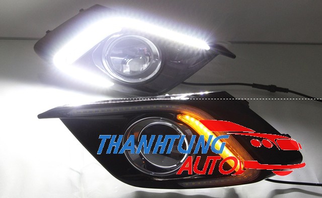 Ốp đèn gầm độ Led cho xe Mazda 3-2015