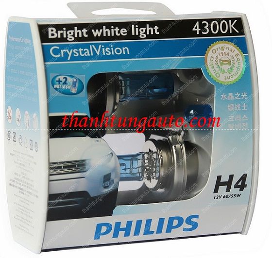 Bóng đèn philips H4 - 4300K