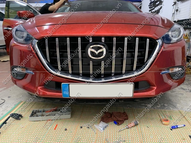 Calang độ mẫu kẻ dọc GT cho mazda3 2017-2019