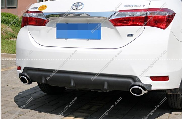 Lip chia 2 pô cho Corolla Altis 2014-2016