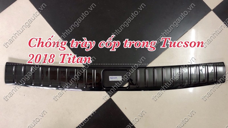 Nẹp chống xước cốp trong cho xe Tucson 2018-2019