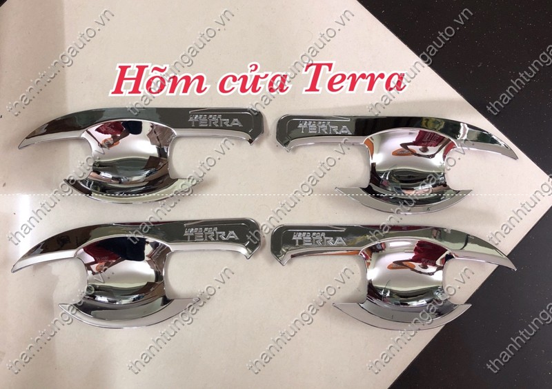 ỐP hõm tay cửa xi mạ cho xe Terra