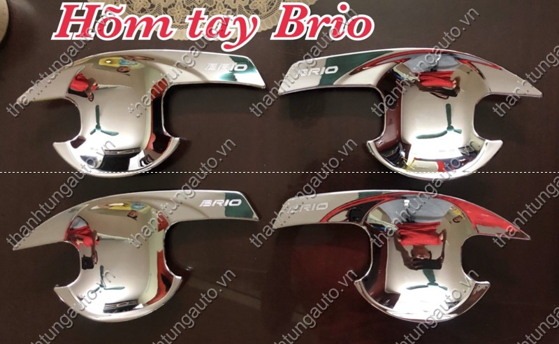 Ốp hõm tay cửa xi mạ cho xe Brio