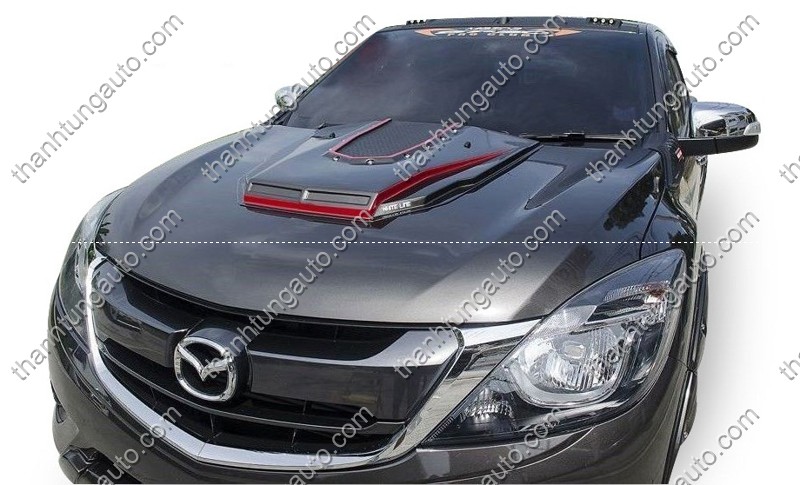 Ốp hốc gió trên capo cho xe Mazda BT50