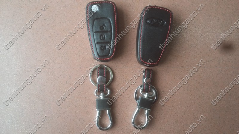 Bao da chìa khóa cho xe Ecosport 2015-2017 chìa gập