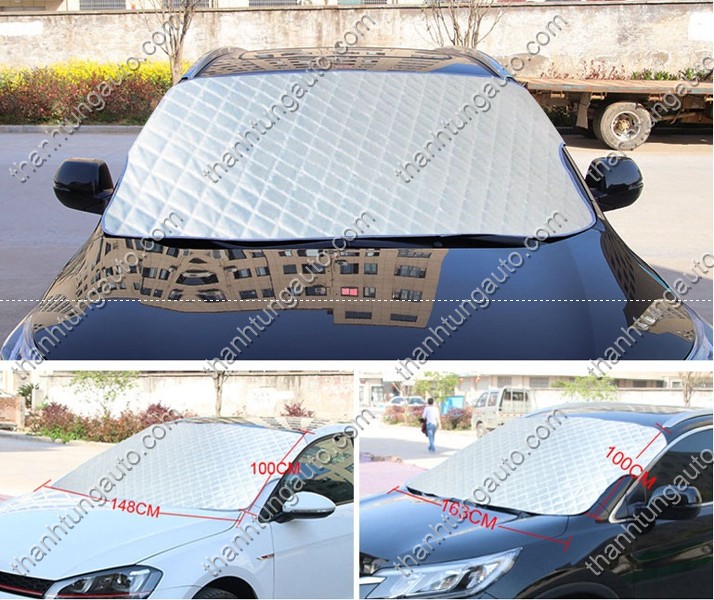 Chắn nắng trước 3 lớp cho các loại xe