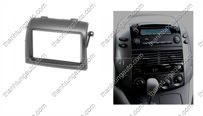Mặt dưỡng lắp DVD 2 Din cho Toyota Siena 2004-2009