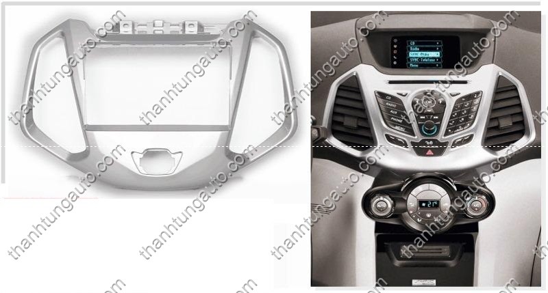 Mặt dưỡng lắp DVD 2 Din cho Ford Ecosport