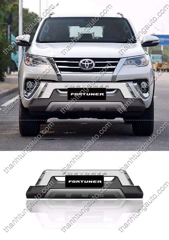 Cản ốp trước sau cho Toyota Fortuner 2017-2018