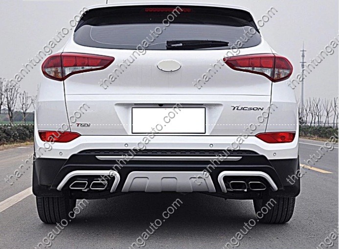Cản ốp trước sau cho Hyundai Tucson 2016-2018 mẫu 2
