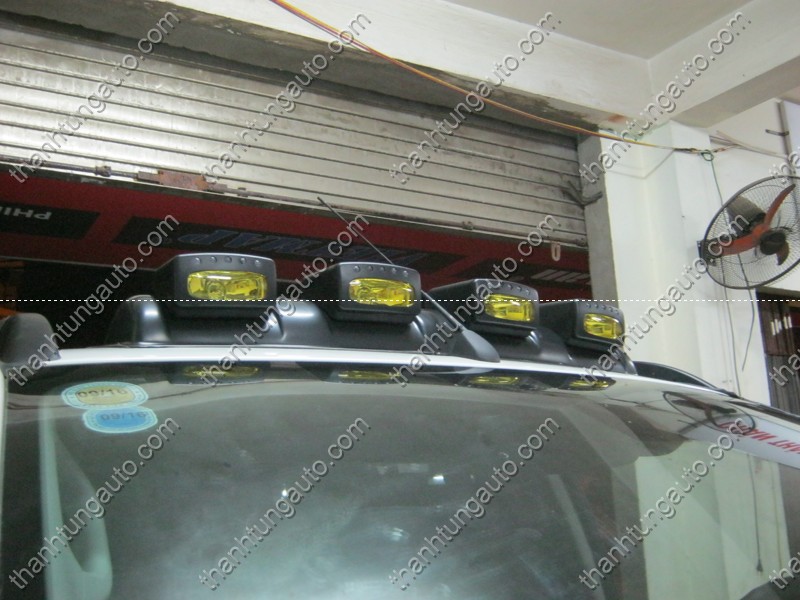 BỘ ĐÈN NÓC 4 ĐÈN VUÔNG 