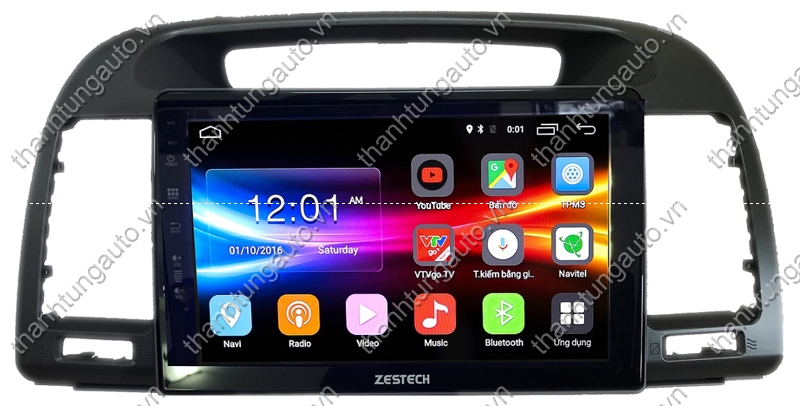 Màn hình andoid zestech cho xe  camry 2001-2006