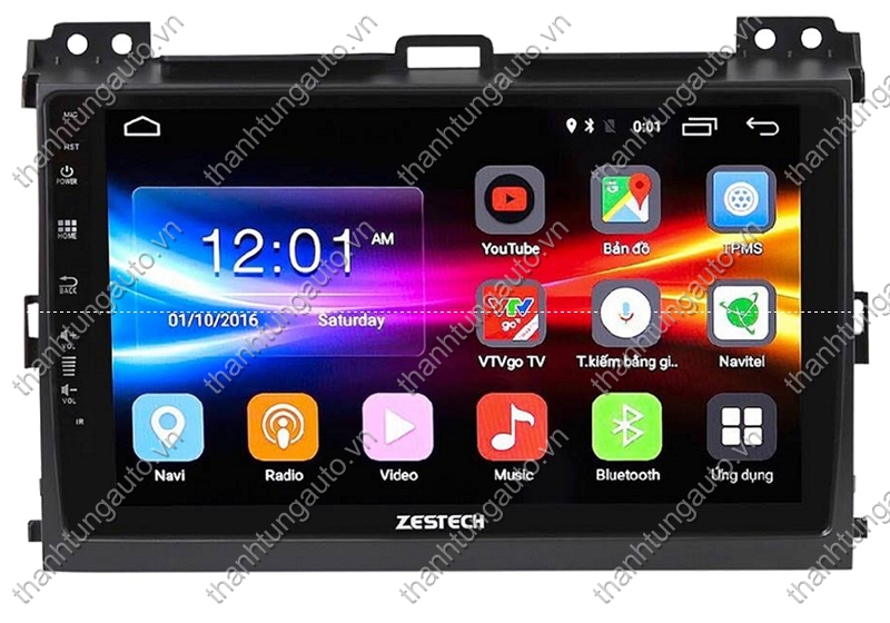 Màn hình DVD android zestech xe Prado 2004-2009
