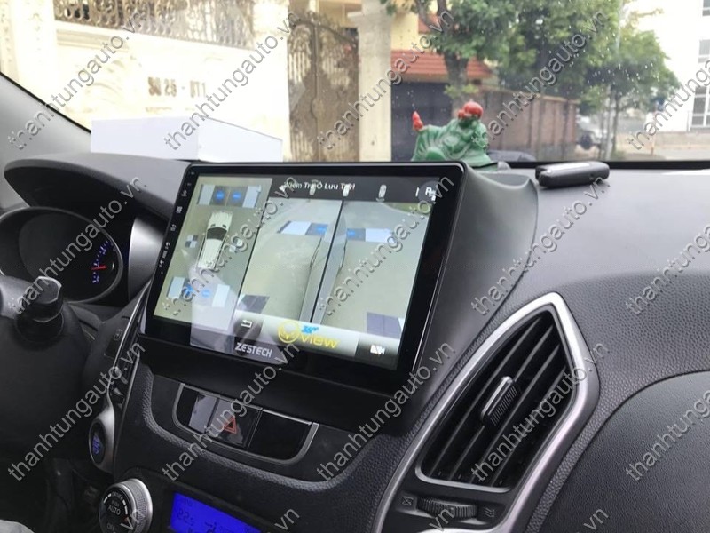 Màn hình android zestech cho xe Tucson 2010-2014
