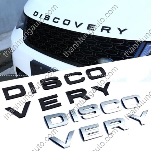 Chữ Discovery dán trang trí cho các loại xe