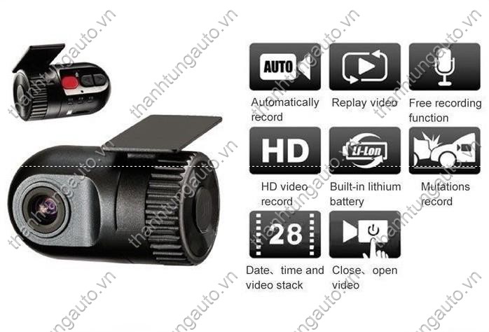 Camera hành trình A8 cho màn hình android