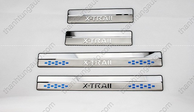 Nẹp bước chân không đèn X-trail 2015-2017