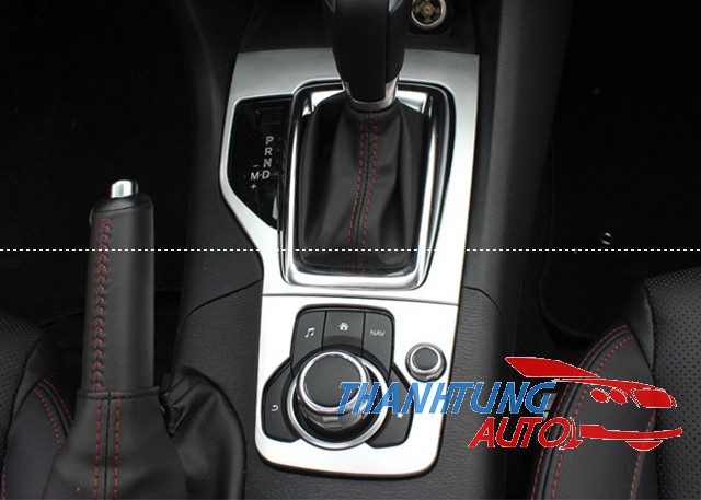 Ốp bảng đi số xi mạ cho xe Mazda 3 2015