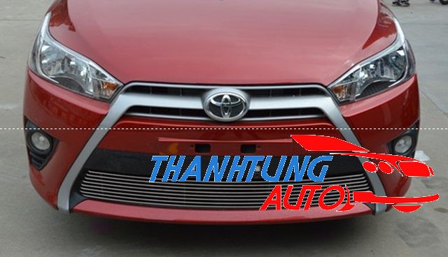 Ốp calang cho xe Yaris 2014 mẫu thanh ngang