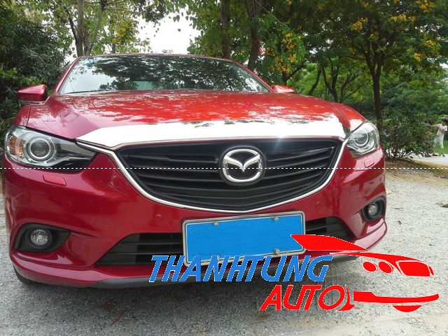 Ốp viền capo xi mạ cho xe Mazda 6 - 2014