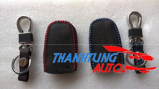 Bao da bọc chìa khóa cho xe Santafe 2014-2018