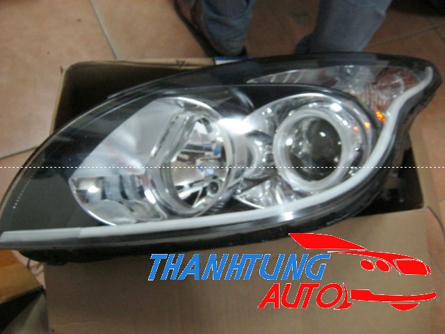 Độ đèn pha projector Led cho xe i30