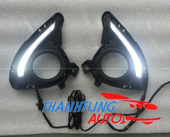 Ốp đèn gầm Led cho Mazda2 2015-2018
