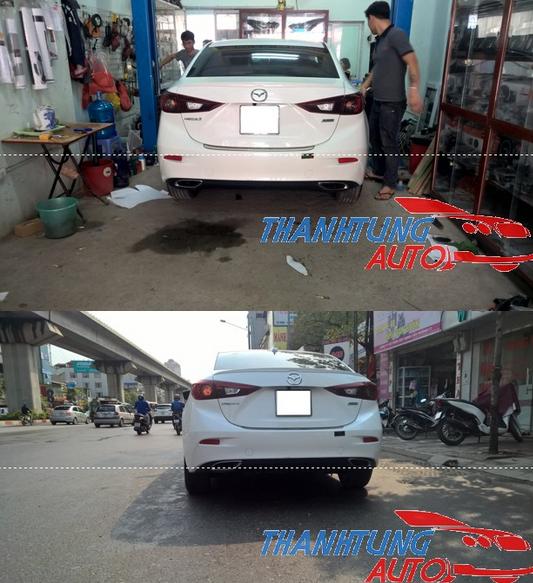 Độ Pô kiểu Mercedes E 250 cho Mazda3 2015