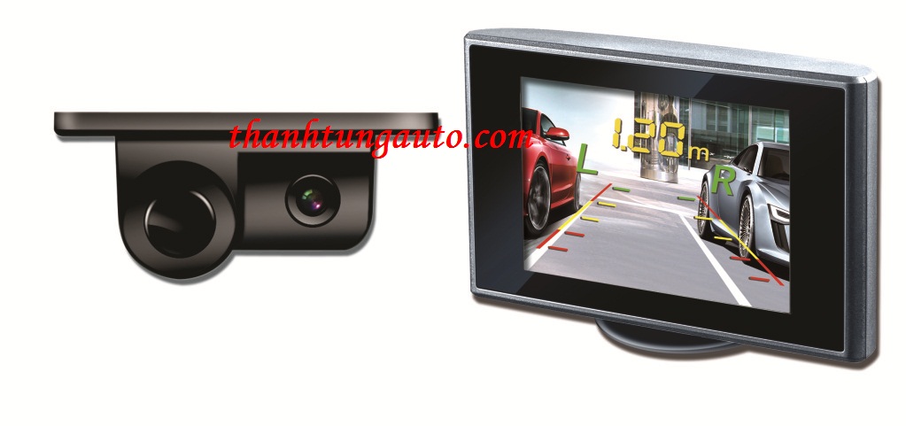 cảm biến lùi liền camera màn 3,5 inch lifepro