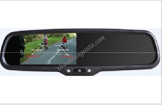 MÀN HÌNH GƯƠNG LẮP CAMERA LÙI THAY CHÂN 4,3 INCH 