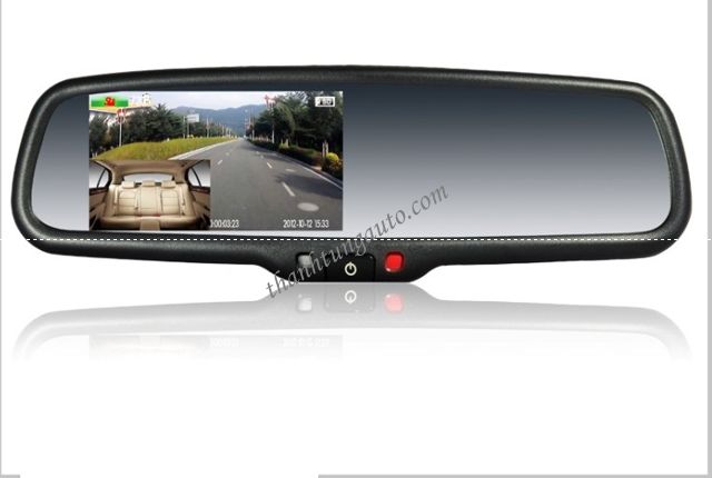 MÀN HÌNH GƯƠNG LẮP CAMERA LÙI THAY CHÂN 4,3 INCH CÓ BLUETOOTH