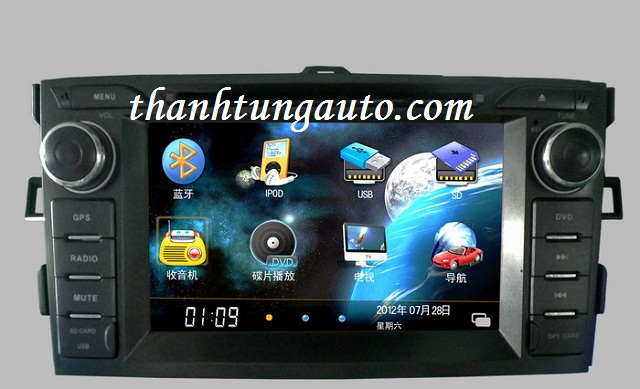 DVD LIỀN MÀN HÌNH CHTECHI CHO ALTIS 2008 - 2013