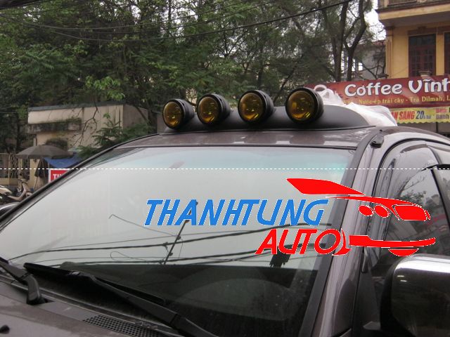 Bộ đèn giá nóc 4 đèn vàng