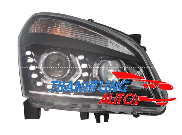 Đèn pha độ led nguyên bộ cho xe Qashqai 2011 - 2013