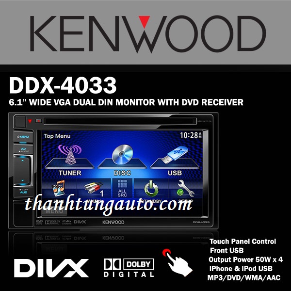 DVD LIỀN MÀN HÌNH KENWOOD DDX - 4033