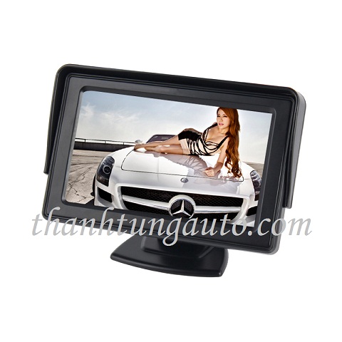 Màn hình lắp camera lùi 4,3 inch kiểu đứng