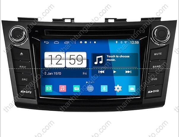 Màn hình DVD cho xe Suzuki Swift 2012 - 2015 Android S160