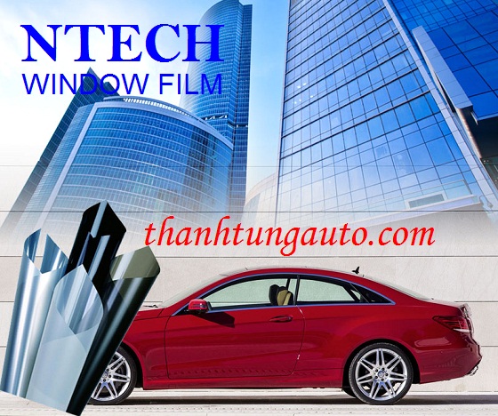 Dán phim cách nhiệt NTECH cho ô tô - xe hơi