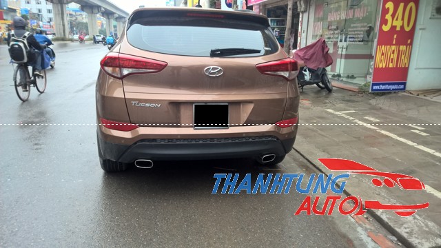 Độ chia 2 pô cho xe Tucson 2016 mẫu BMW X5